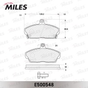 Miles E500548 Колодки тормозные