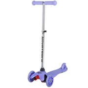 NOVATRACK 120HDISCOKIDSVL6 Самокат 3-х колесный Кикборд детский Novatrack Disco-kids сталь+пластик складной 40 кг фиолетовый 120H.DISCOKIDS.VL6
