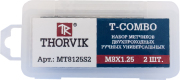 THORVIK MT1615S2 Набор метчиков T-COMBO двухпроходных ручных универсальных М16х1.5, HSS-G, 2 шт.