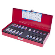 KING TONY 7120PR Набор торцевых насадок и головок 1/2&quot;&quot;, 3/8&quot;&quot;, Torx, Е6-Е20, Т10-Т55, 20 предметов