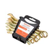 REXANT 1258412 Набор ключей комбинированных REXANT (8, 10, 12, 13, 14, 17 мм), 6 шт., желтый цинк