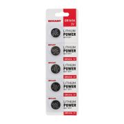 REXANT 301104 Литиевые батарейки CR1616 5 шт. 3 V 50 mAh блистер