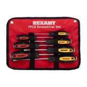 REXANT 124703 Набор отверток 7 предметов (крестовые и шлицевые) REXANT