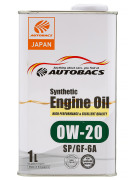 AUTOBACS A00032423 Моторное масло Синтетическое 0W-20 1л
