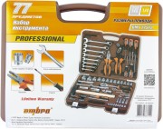 OMBRA OMT77S12 Набор инструмента универсальный 1/4"", 1/2""DR с головками торцевыми 12-гранными 1/2""DR, 77 предметов