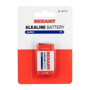 REXANT 301061 Алкалиновая батарейка 6LR61 («Крона») 9 V 1 шт. блистер REXANT