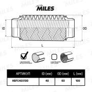 Miles HBFC40X100