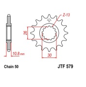 JT Sprockets JTF57918