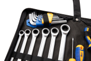 Kraft KT703022 Набор инструмента 22 предмета, сумка, Household