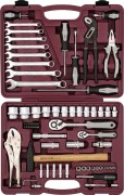 THORVIK UTS0072 Набор инструмента универсальный 1/4&quot;&quot;, 1/2&quot;&quot;DR, 72 предмета