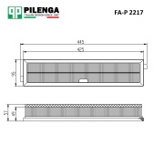 PILENGA FAP2217 Фильтр воздушный PSA Berlingo II/Partner II all 2008->