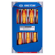 KING TONY 30617MR Набор отверток, диэлектрические, 7 предметов