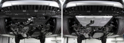 Rival K33395061 Защита картера, КПП, топливного бака и редуктора Toyota RAV4 крепеж в комплекте алюминий 3 мм серый Rival