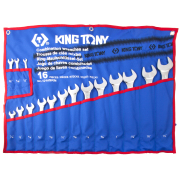 KING TONY 1216SRN Набор комбинированных ключей, 1/4&quot;&quot;-1&amp;1/4&quot;&quot;, 16 предметов