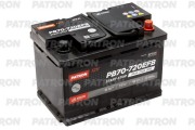PATRON PB70720EFB Батарея аккумуляторная 70А/ч 720А 12В обратная поляр. стандартные (Европа) клеммы