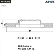 ADVICS A6F420B