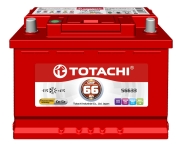 TOTACHI 90266 Батарея аккумуляторная 66А/ч 540А обратная полярн. стандартные (Европа) клеммы