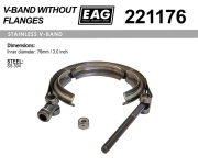 EAG 221176 Хомут V-Band 76мм/3.0'  SS304