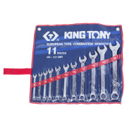 KING TONY 1211MR Набор комбинированных ключей, 8-24 мм, 11 предметов