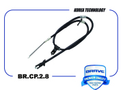 BRAVE BRCP28 Трос ручного тормоза правый BR.CP.2.8  HYUNDAI Accent-I/II
