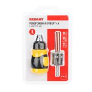 REXANT 124779 Набор 8 предметов с реверсивной отверткой REXANT