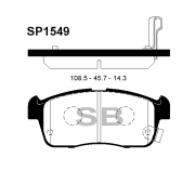 Sangsin brake SP1549