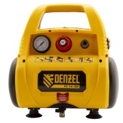 Denzel 58057 Компрессор воздушный безмасляный РС 1/6-180,1, 1 кВт, 180 л/мин, 6 л Denzel