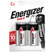 Energizer E302306700 Батарейка алкалиновая MAX C 1,5 В упаковка 2 шт.