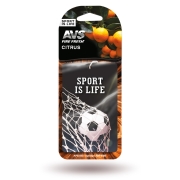 AVS A07409S Ароматизатор AVS APS-030 Sport is Life (аром. Citrus/Цитрус) (бумажные)