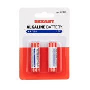 REXANT 301050 Алкалиновая батарейка AA/LR6 1,5 V 2 шт. блистер REXANT