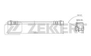Zekkert BS9393 Шланг тормозной задний