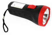 ULTRAFLASH 14253 фонарь, черный, 1+4SMD LED,2 реж.,1XR6,пласт,блист-пакет