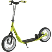 NOVATRACK 12STAMPN4LM20 Самокат внедорожный Novatrack STAMP N4, ручной тормоз V-brake, мягкая накладка на руле, дропаут, зел Novatrack 12STAMPN4.LM20