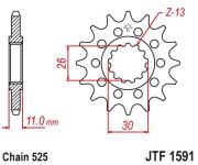 JT Sprockets JTF159116