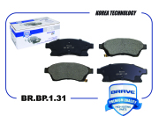 BRAVE BRBP131 Колодка тормозная передняя BR.BP.1.31  CHEVROLET Aveo T300, Cruze, OPEL Astra J, Mokka R15