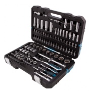 GROSS 14155 Набор инструментов 109 предметов, 120 зубьев, CrV 1/4, 1/2&quot; Gross