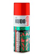 Kudo KU313020 Грунт-эмаль гладкая матовая по ржавчине KUDO Красная насыщенная