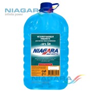 NIAGARA 001006009010 Жидкость для омывателя стекла ""Red Bubble до -30"" без метанола, 5л
