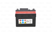 Bosch 0092M60010 Батарея аккумуляторная 3А/ч 30А обратная полярн. болтовые мото клеммы