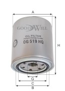 Goodwill OG519HQ Фильтр масляный двигателя