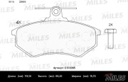 Miles E510065 Колодки тормозные