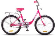 Stels LU080720 Велосипед 20 подростковый Pilot 200 Lady (2019) количество скоростей 1 рама сталь 12 розовый