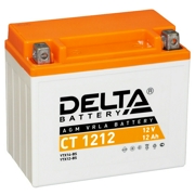 DELTA battery CT1212 Аккумулятор AGM 12 А/ч прямая L+ 150x86x131 EN180 А