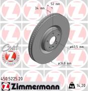 Zimmermann 450522520 Тормозной диск