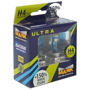 Маяк 82420WV150 Лампа 12V H4 60/55W +150% P43t ULTRA 2 шт. DUOBOX new