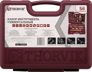 THORVIK UTS0056 Набор инструмента универсальный 1/4&quot;&quot;, 1/2&quot;&quot;DR, 56 предметов
