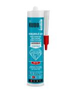 Kudo KBK300 Жидкие гвозди - невидимый шов, монтажный клей, акриловый, прозрачный, 280 мл