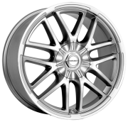BORBET 100133 Диск литой 8.5x19 5/114.3 ET40 D64.1 Серый тёмный матовый с полированной лицевой частью