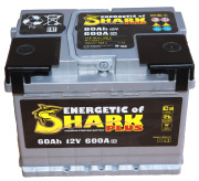 ENERGETIC of SHARK ESP603R Батарея аккумуляторная 12В 60А/ч 600А обратная поляр. стандартные клеммы