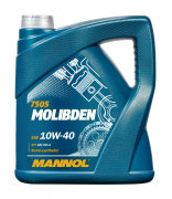 MANNOL 1121 Масло моторное Molibden Benzin 10W-40 полусинтетическое 4 л